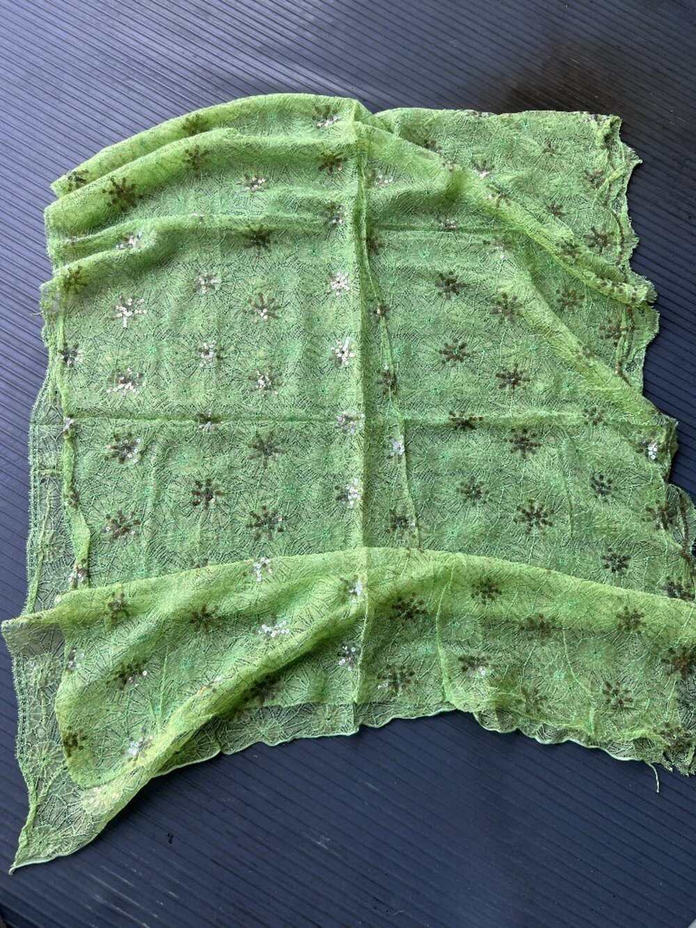 Woven Beaded Scarf